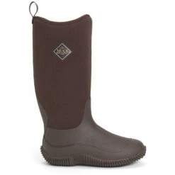 Muck Boots Womens Hale Fleece Waterproof Wellingtons Boots -BreezeSole Shoes Store muc109 brown 02 2