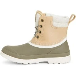 Muck Boots Womens Originals Duck Lace Wellingtons Wellies -BreezeSole Shoes Store muc122 taupe 06
