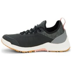 Muck Boots Womens Outscape Lace Up Waterproof Garden Shoes -BreezeSole Shoes Store muc137 blkcly 03