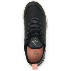 Muck Boots Womens Outscape Lace Up Waterproof Garden Shoes -BreezeSole Shoes Store muc137 blkcly 05