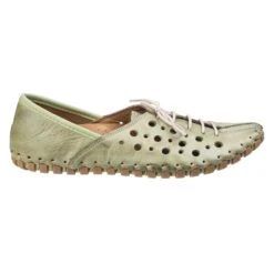 Riva Womens Zeta Leather Casual Summer Shoes -BreezeSole Shoes Store riv010 green 02