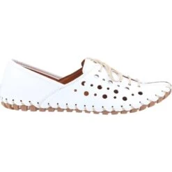 Riva Womens Zeta Leather Casual Summer Shoes -BreezeSole Shoes Store riv010 white 02