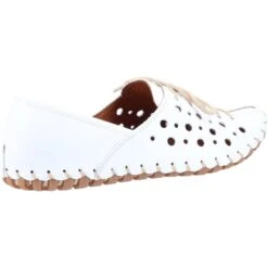 Riva Womens Zeta Leather Casual Summer Shoes -BreezeSole Shoes Store riv010 white 03