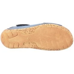 Riva Womens Barcelona Leather Summer Mule Sandals -BreezeSole Shoes Store riv012 denim 04