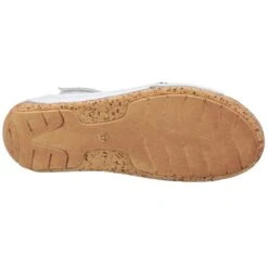 Riva Womens Barcelona Leather Summer Mule Sandals -BreezeSole Shoes Store riv012 white 04