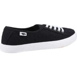 Rocket Dog Womens Chow Chow Elsie Eyelet Casual Plimsolls -BreezeSole Shoes Store rkd189 black 03