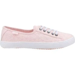 Rocket Dog Womens Chow Chow Elsie Eyelet Casual Plimsolls -BreezeSole Shoes Store rkd189 ltpnk 02 1