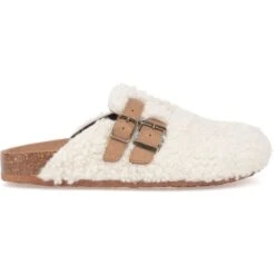 Rocket Dog Womens Abel Shepps Faux Sheepskin Slippers -BreezeSole Shoes Store rkd204 natura 05
