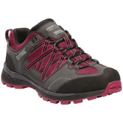 Regatta Womens/Ladies Samaris Low Waterproof Seam Sealed Walking Shoes -BreezeSole Shoes Store rwf540 37l 01