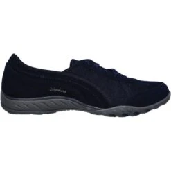 Skechers Womens Breathe-Easy-Weekend Wishes Lace Up Shoes -BreezeSole Shoes Store ske1069 nvy 02