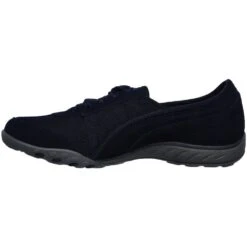 Skechers Womens Breathe-Easy-Weekend Wishes Lace Up Shoes -BreezeSole Shoes Store ske1069 nvy 03