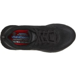 Skechers Womens Max Cushioning Elite Slip Resistant Shoes -BreezeSole Shoes Store ske1499 blk 05