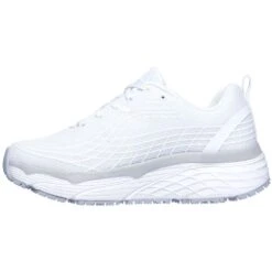 Skechers Womens Max Cushioning Elite Slip Resistant Shoes -BreezeSole Shoes Store ske1499 wht 03