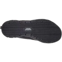 Skechers Womens Ghenter Srelt Slip Resistant Safety Shoes -BreezeSole Shoes Store ske1544 blk 04