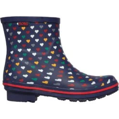 Skechers Womens BOBS Rain Check Love Splash Wellington Boots -BreezeSole Shoes Store ske1607 nvmt 04