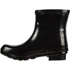 Skechers Womens Rain Check Neon Puddles Wellington Boots -BreezeSole Shoes Store ske1751 bbk 03