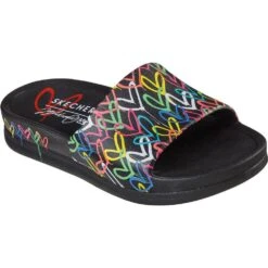Skechers Womens Cali Charm Trust Love Slip On Sliders