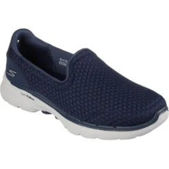 Skechers Womens Go Walk 6 Sea Coast Slip On Shoes