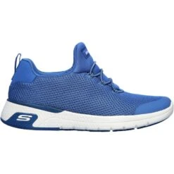 Skechers Womens Marsing Waiola Slip Resistant Safety Trainer -BreezeSole Shoes Store ske1960 blu 03