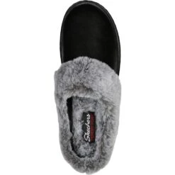 Skechers Womens Cozy Campfire Lovely Life Slippers -BreezeSole Shoes Store ske2047 blk 03 1
