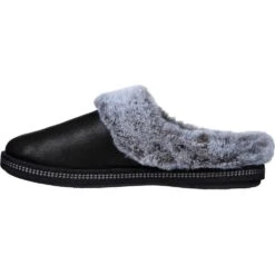 Skechers Womens Cozy Campfire Lovely Life Slippers -BreezeSole Shoes Store ske2047 blk 04 1