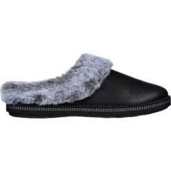 Skechers Womens Cozy Campfire Lovely Life Slippers -BreezeSole Shoes Store ske2047 blk 05 1