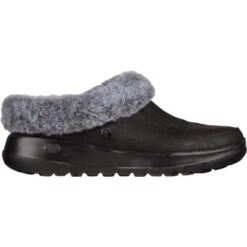 Skechers Womens On The GO Joy Slip On Winter Gratify Shoes -BreezeSole Shoes Store ske2068 bkgy 05 1