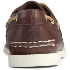 Sperry Womens Authentic Original Lace Up Leather Boat Shoes -BreezeSole Shoes Store spe018 brown 05