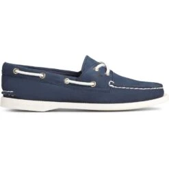 Sperry Womens Authentic Original Lace Up Leather Boat Shoes -BreezeSole Shoes Store spe018 navy 02