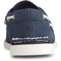 Sperry Womens Authentic Original Lace Up Leather Boat Shoes -BreezeSole Shoes Store spe018 navy 05
