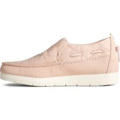 Sperry Womens Moc Sider Slip On Outdoor Indoor Slippers -BreezeSole Shoes Store spe029 blush 03