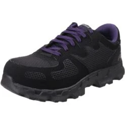 Timberland Womens/Ladies Powertrain Ladies Low Lace Up Work Safety Shoe -BreezeSole Shoes Store tim022 black 05