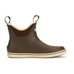 Xtratuf Womens Ankle Deck Slip Resistant Wellington Boots -BreezeSole Shoes Store xtr006 brown 01
