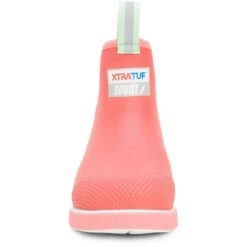 Xtratuf Womens Ankle Deck Boot Sport Wellington Boots -BreezeSole Shoes Store xtr018 coral 06